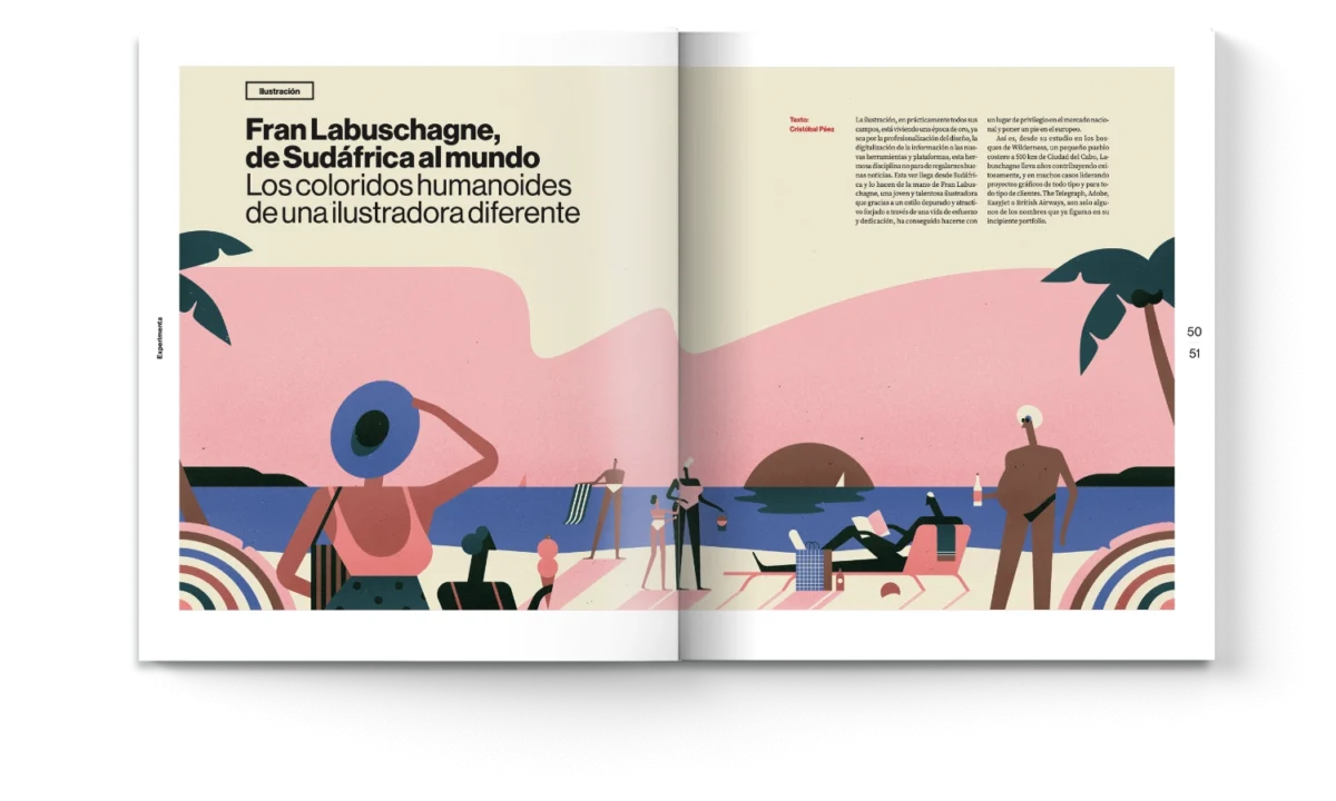 Los coloridos humanoides de una ilustradora diferente 