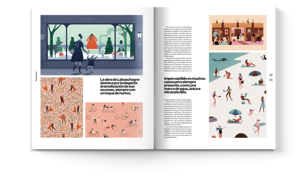 Los coloridos humanoides de una ilustradora diferente 
