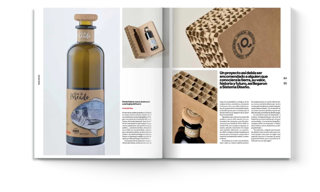 Desde Galicia, marca, ilustración y packaging del bueno